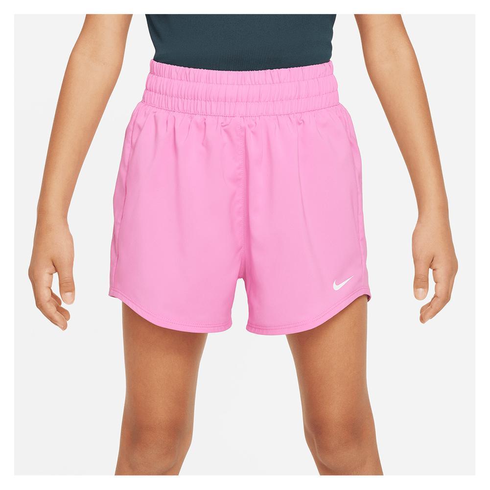 Girl's High Waisted Dri-Fit Workout Shorts - Breathable Quick-Dry Training Shorts for Running, Yoga & Gym - Perfect for Active Girls & Teens