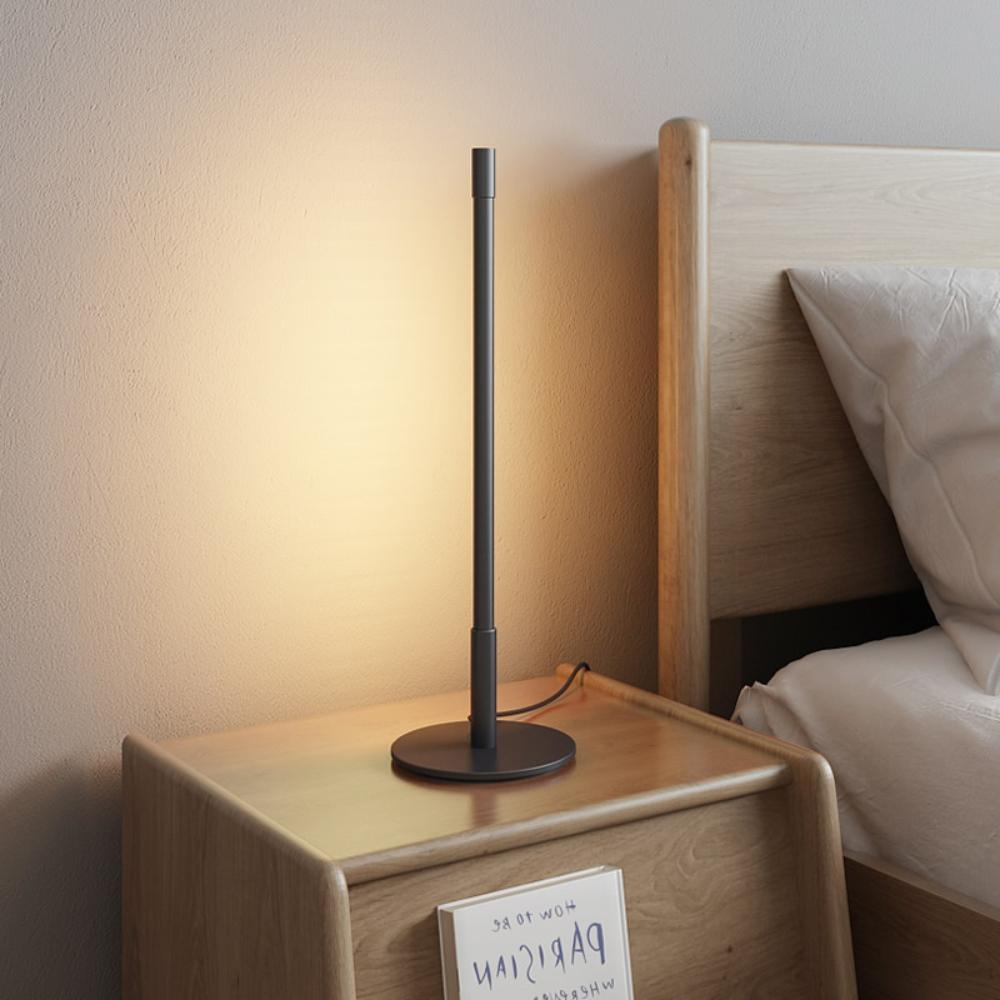 Modern Linear LED Table Lamp - Adjustable Brightness, Energy Efficient Desk Light for Home Office, Reading & Study - Perfect for Workspaces, Bedrooms & Living Rooms