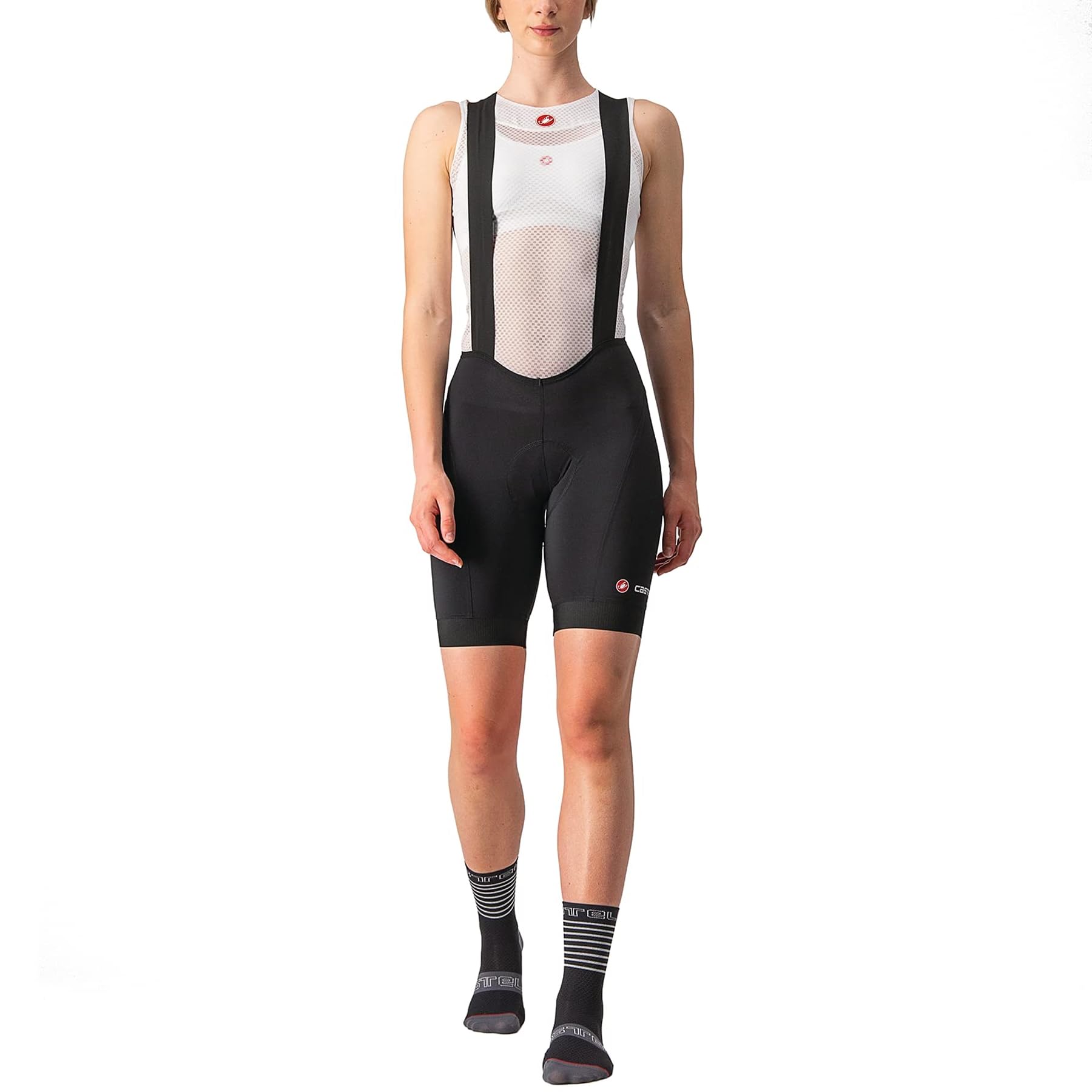 Castelli Women's Endurance Bibshort - Padded Cycling Shorts for Road & Gravel Biking | Comfortable Bike Shorts for Long Rides & Training | Perfect for Female Cyclists & Outdoor Adventures