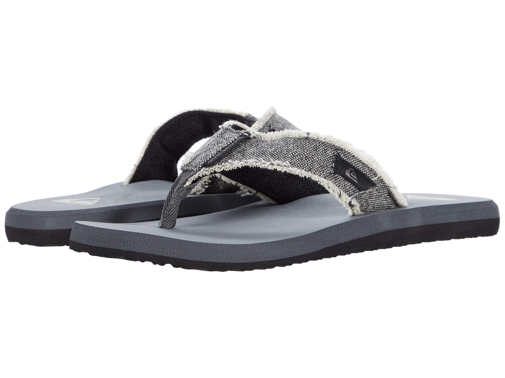 Quiksilver Men's Monkey Abyss Flip Flops - Comfortable Beach Sandals for Summer, Pool, and Outdoor Activities