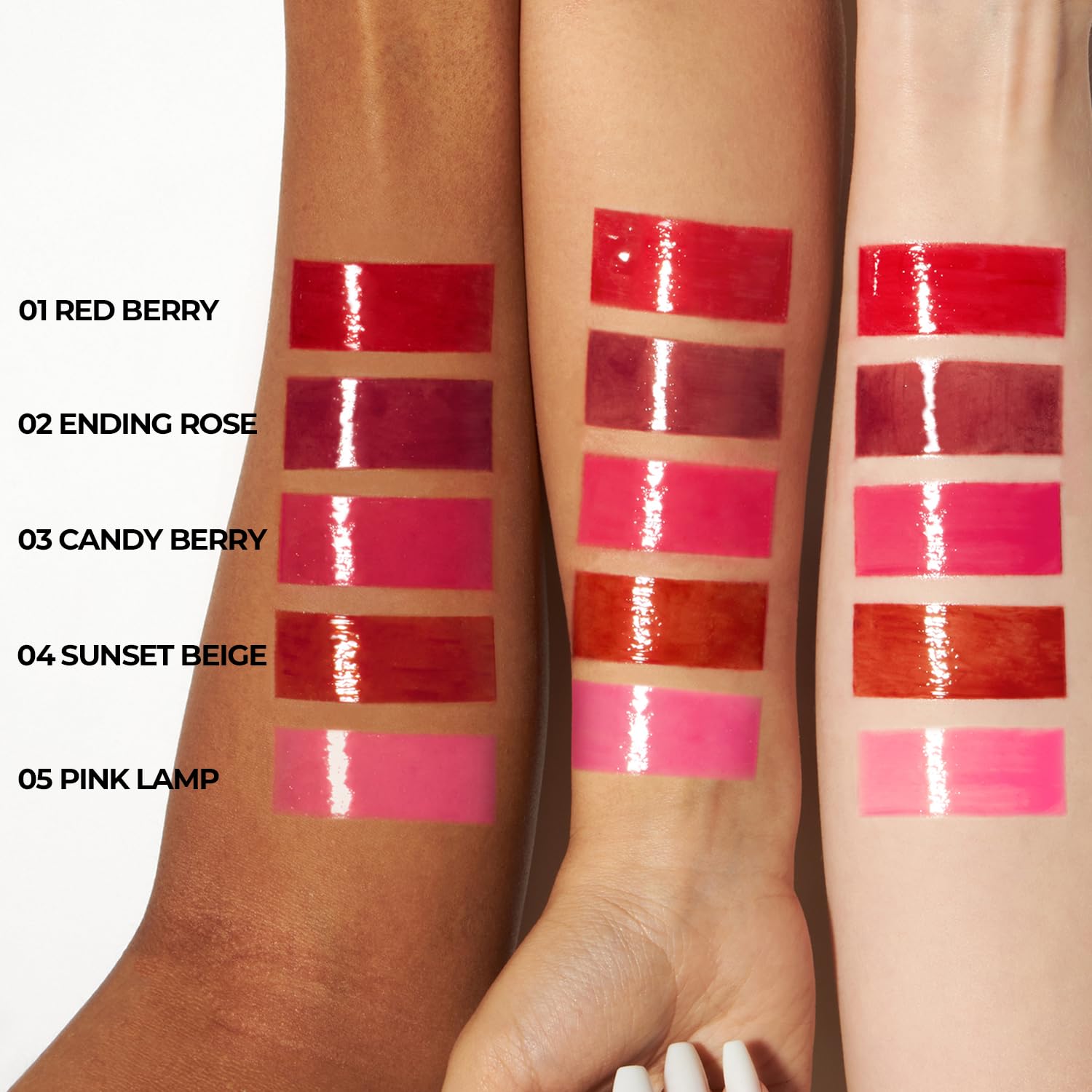 Pudding Glow Korean Lip Tint - Natural Long-Lasting Lip Stain (0.14 oz) | Gloss to Matte Finish | Non-Sticky & Lightweight | Perfect for Everyday Wear & Makeup Looks (Shade: 02 Ending Rose)