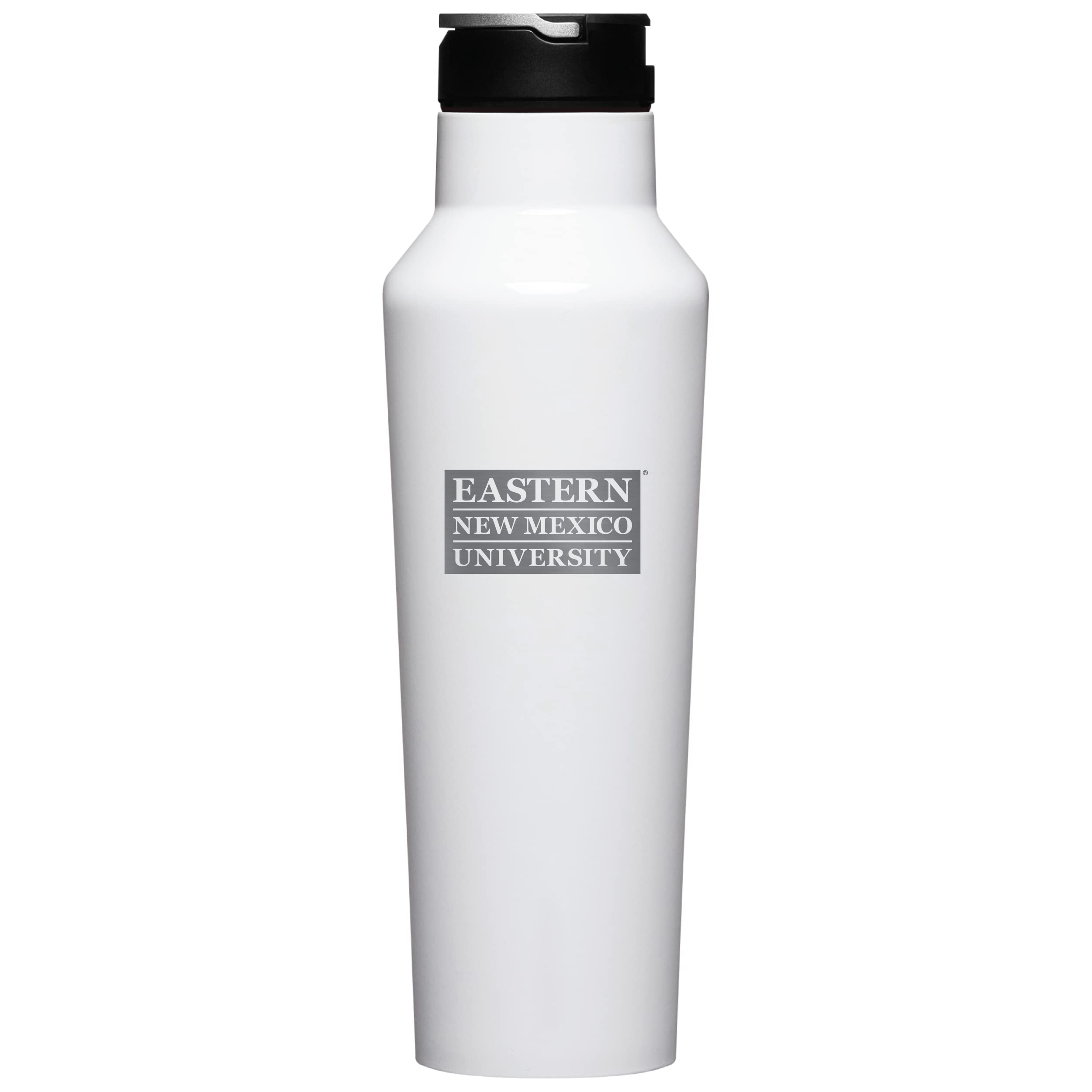 NCAA Insulated Stainless Steel Water Bottle - 25oz Leakproof Canteen with Corkcicle Lid for Sports, Hiking & Outdoor Activities