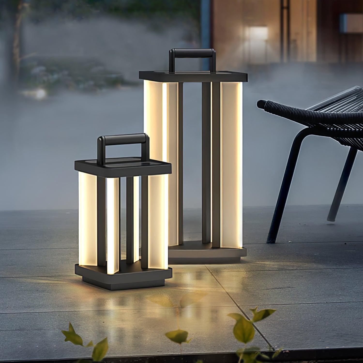 Metroluxe Solar Powered Outdoor Lights - Waterproof LED Garden Lights for Patio, Yard, Pathway - Energy Efficient Landscape Lighting for Home & Garden Decor
