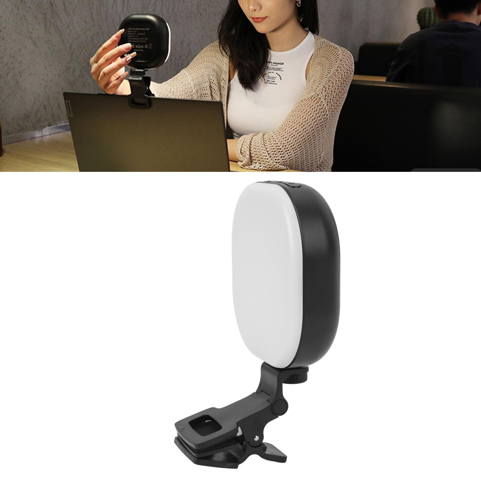 Portable USB LED Nail Photography Light - Adjustable Mini Fill Light for Nail Art, Selfies & Live Streaming - Perfect for Salon, Home Use & Content Creation