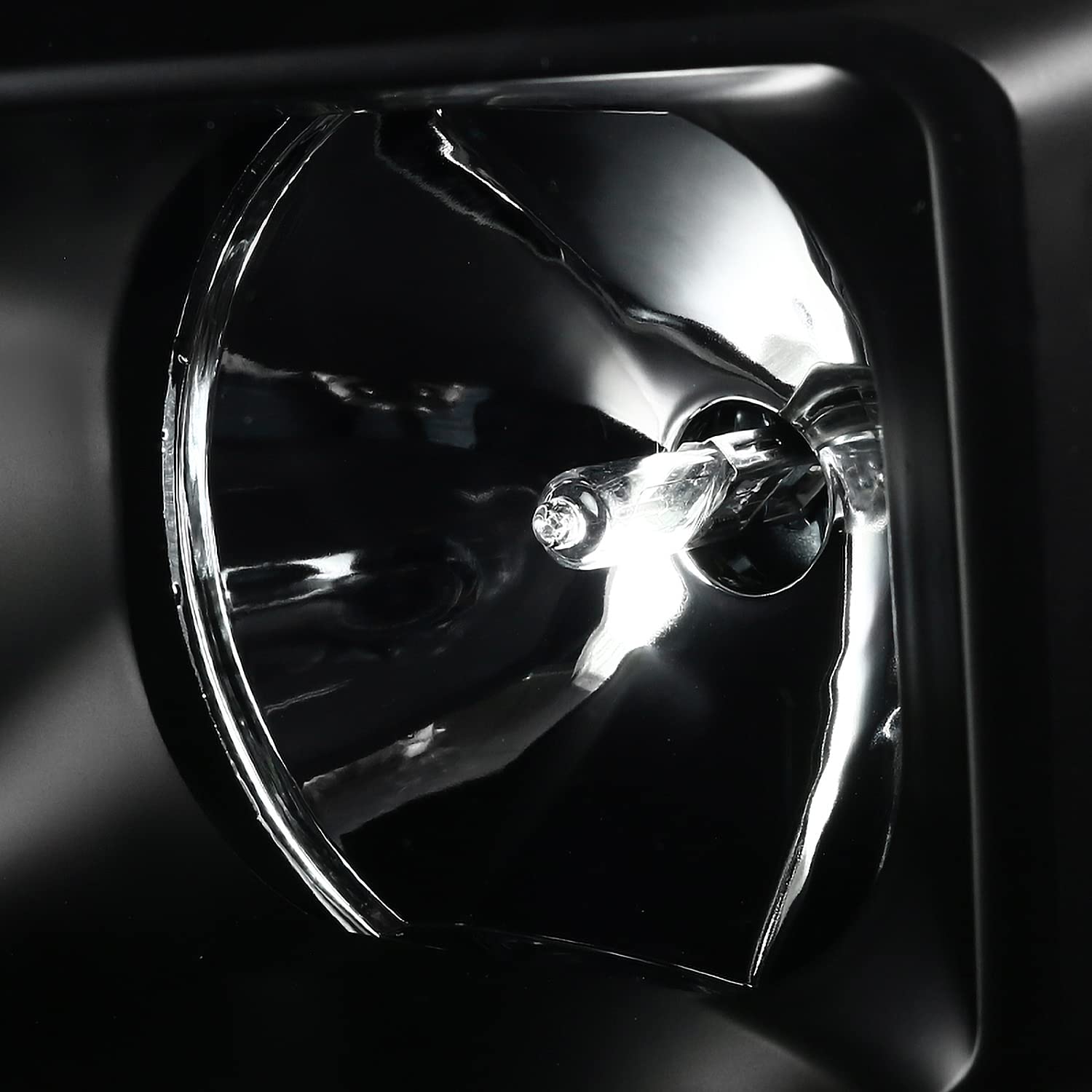 Spec-D Tuning Black LED Projector Headlights for 2007-2013 Chevy Silverado 1500/2500HD/3500HD - Left & Right Pair Headlamp Assembly - Upgrade Your Truck's Style & Night Visibility (Perfect for Off-Roading & Night Driving)