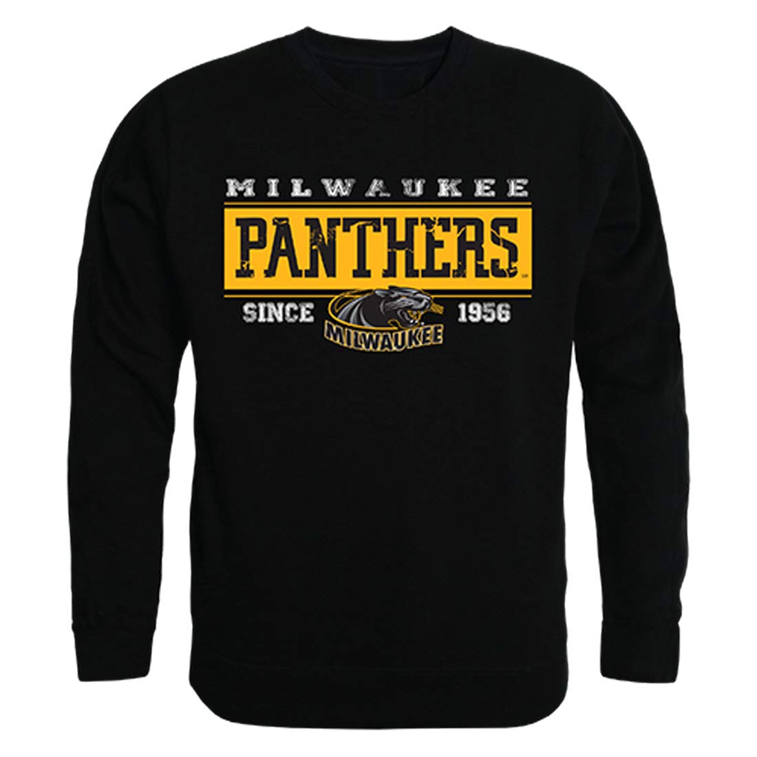 UWM Wisconsin-Milwaukee Panthers NCAA Established Sewat Shirt - Small, Black | Comfortable College Fan Apparel for Game Day & Campus Wear