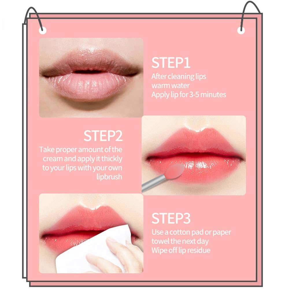 Berry Lip Sleeping Mask - Overnight Hydrating Lip Treatment for Very Dry & Cracked Lips, Moisturizing Lip Balm for Night Use | Perfect for Winter Care, Travel & Daily Lip Repair