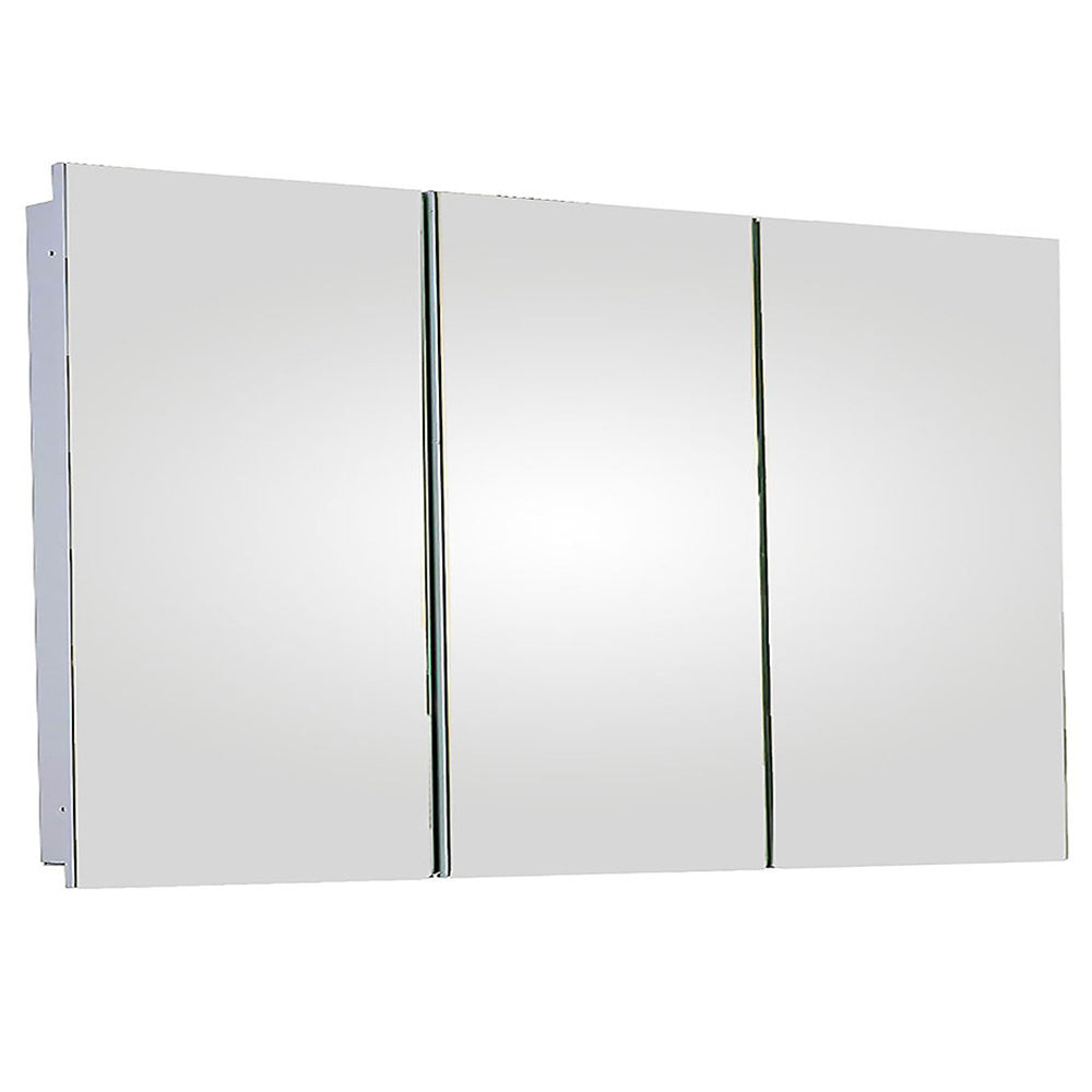 Ketcham Tri View Series Recessed Medicine Cabinet - Wall Mounted Bathroom Mirror with Storage for Toiletries | Perfect for Bathrooms, Vanities & Powder Rooms