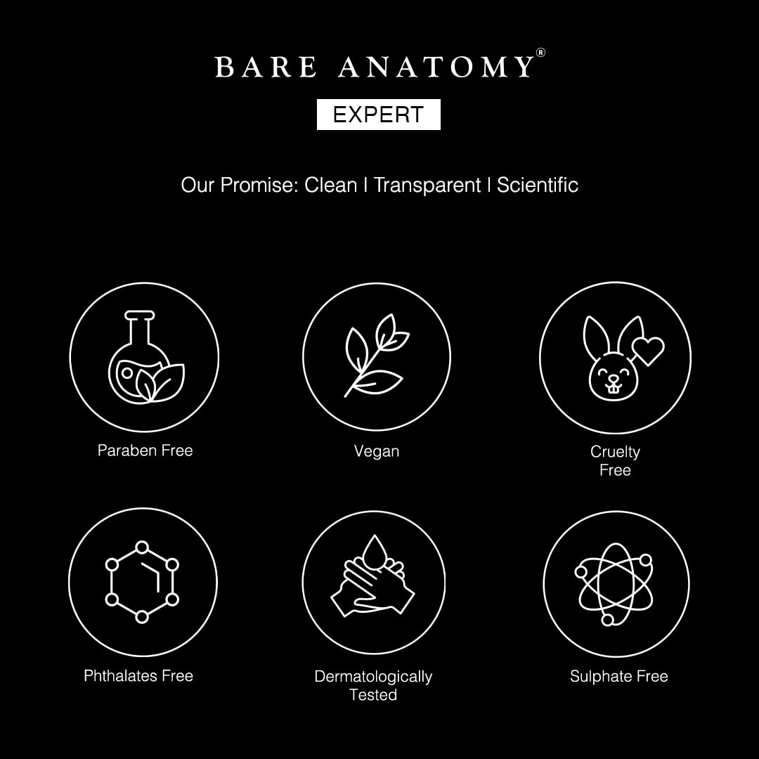 Bare Anatomy Damage Repair Shampoo, Hair Mask & Serum Kit - Sulfate & Paraben Free for Damaged, Weak & Dry Hair - Women & Men (250ml + 250g + 50ml) - Perfect for Salon-Quality Hair Care at Home