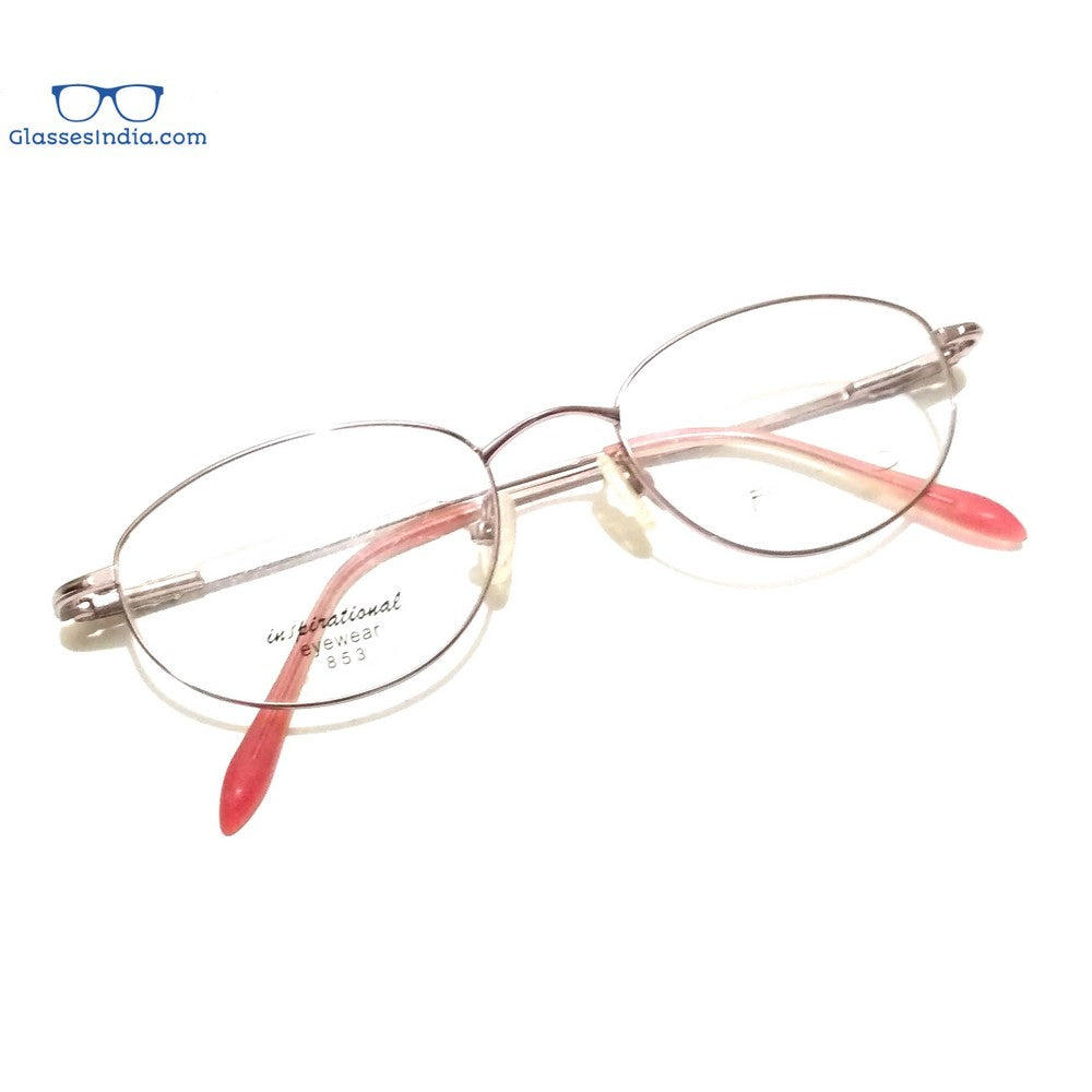 Blue Light Blocking Glasses for Women - Pink Full Frame Computer Glasses with Anti-Glare Protection | Reduce Eye Strain for Work, Gaming & Screen Time (PR853PK)