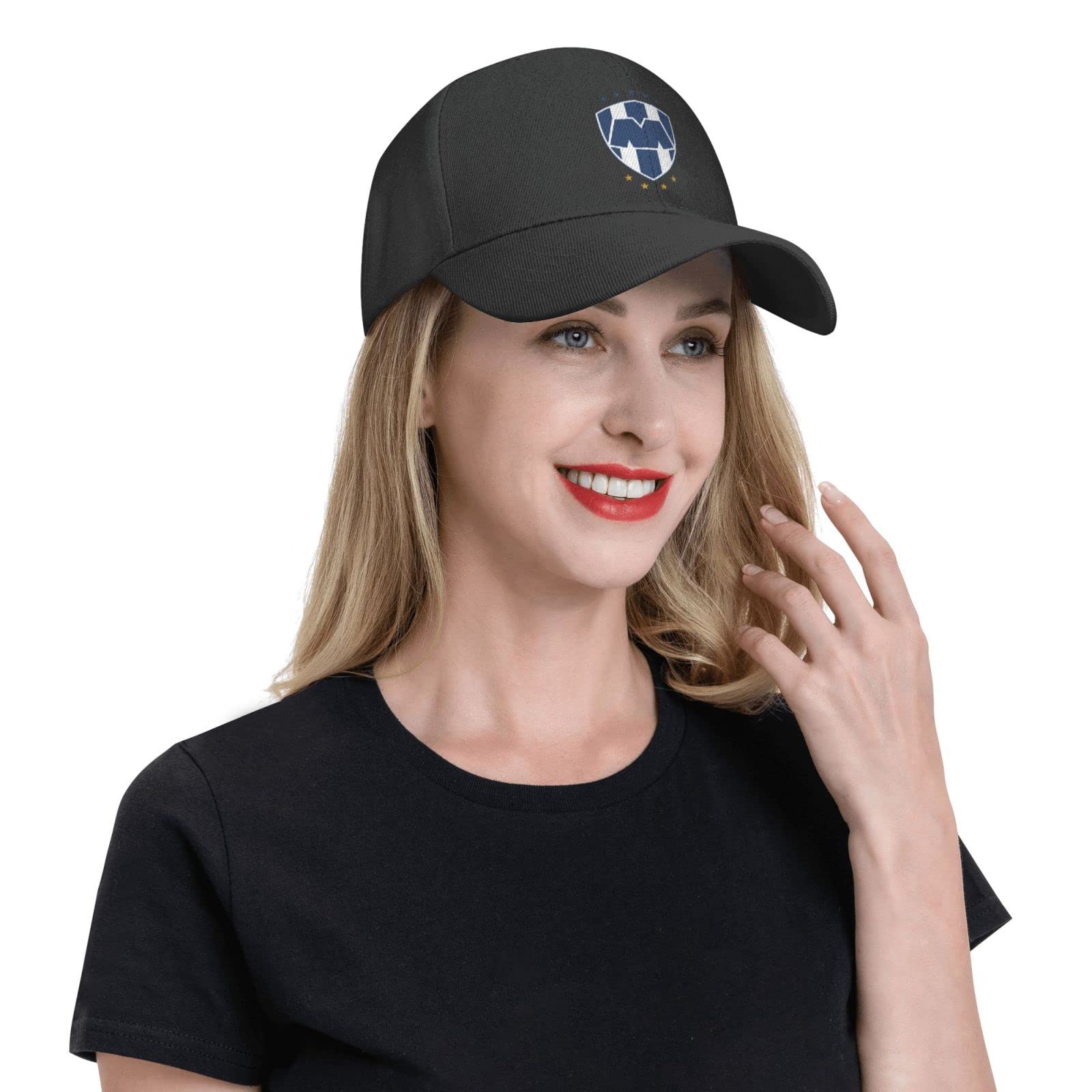 Deportivo Toluca F.C. Unisex Baseball Cap - Adjustable Dad Hat for Men & Women - Cowboy Style Plain Black Hat for Sports Fans, Casual Wear & Outdoor Activities