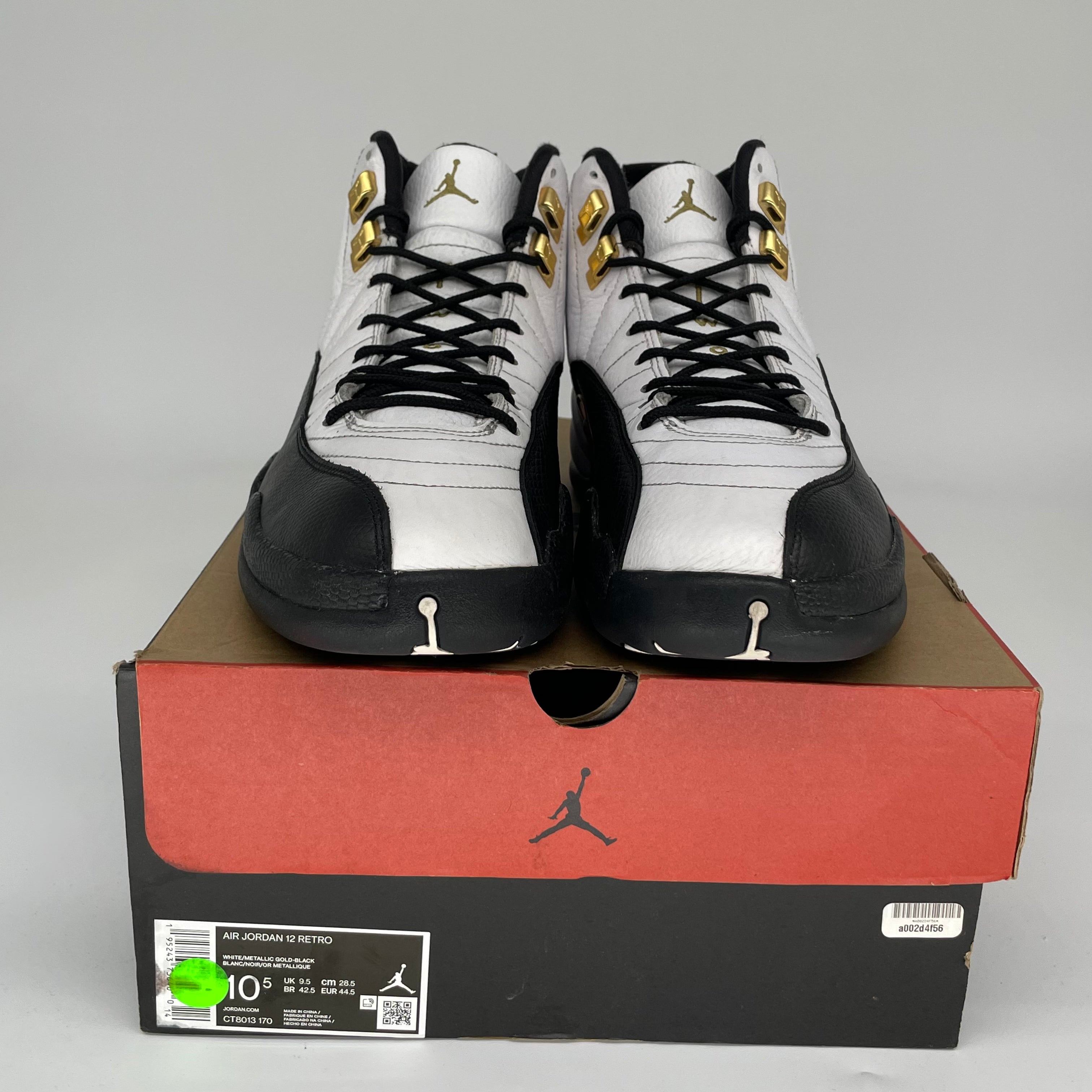 AIR JORDAN 12 ROYALTY TAXI Men's Basketball Shoes Size 10.5 - CT8013-170 | Retro Sneakers for Streetwear & Casual Outfits