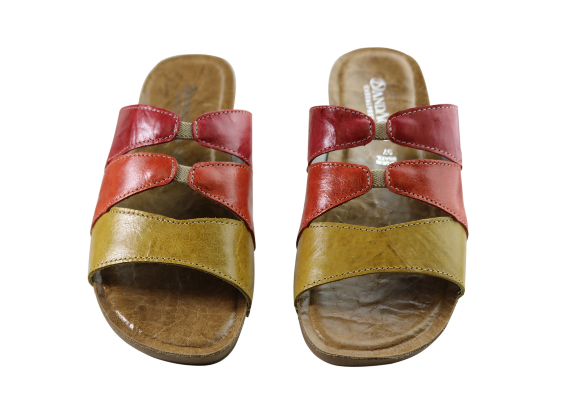 Andacco Gaia Women's Brazilian Comfortable Leather Slides Sandals - Casual Summer Shoes for Beach, Pool & Home Wear