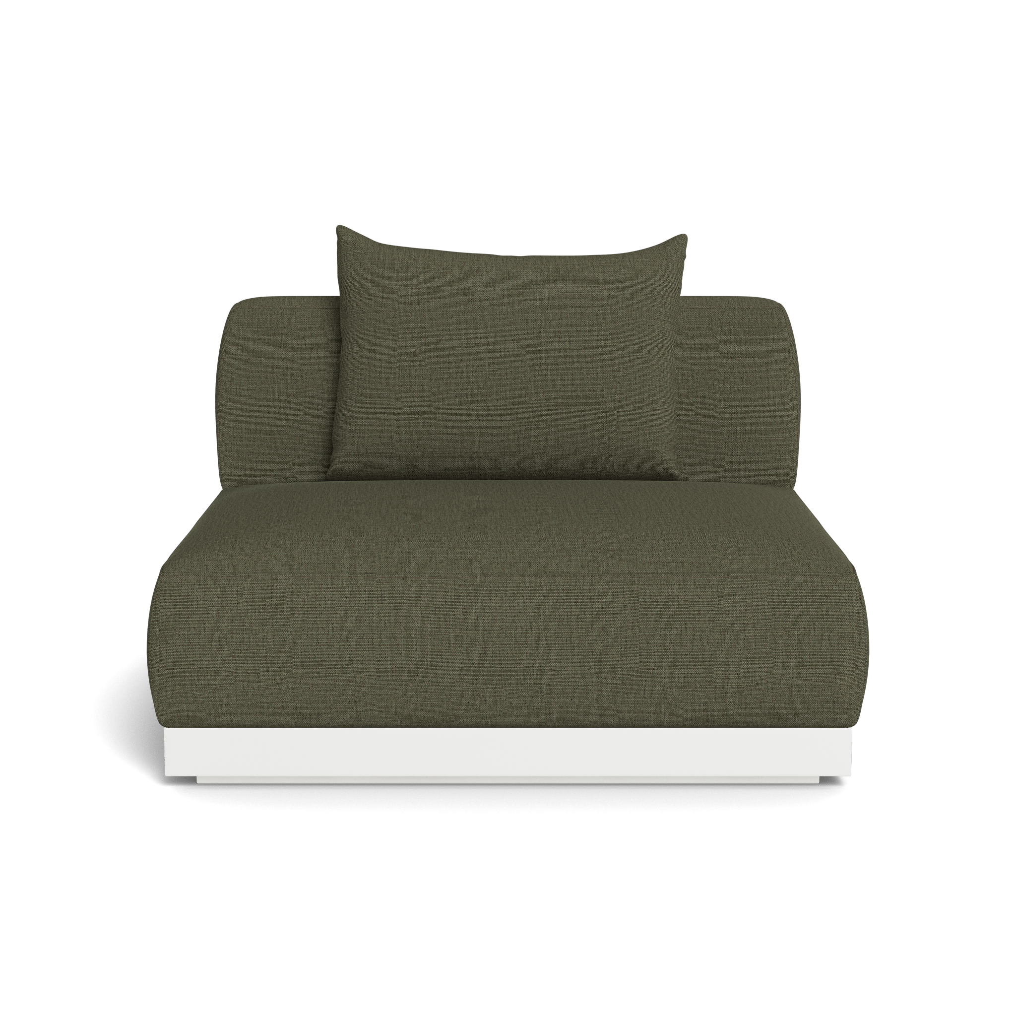 Amalfi Swivel Armless Chair - Modern Accent Chair for Living Room, Bedroom, Office - 360-Degree Rotation, Comfortable Upholstered Seat - Perfect for Small Spaces, Reading Nook, or Lounge Area