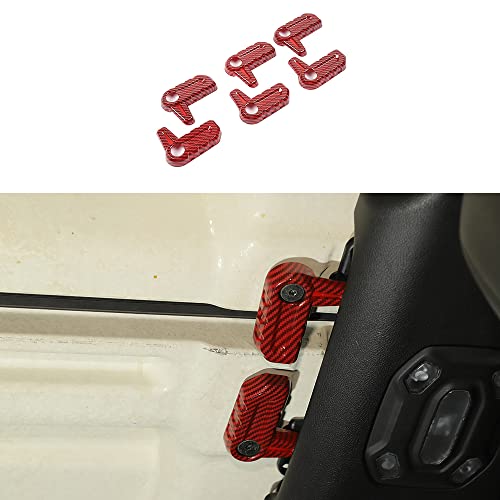 Red Carbon Fiber Grain