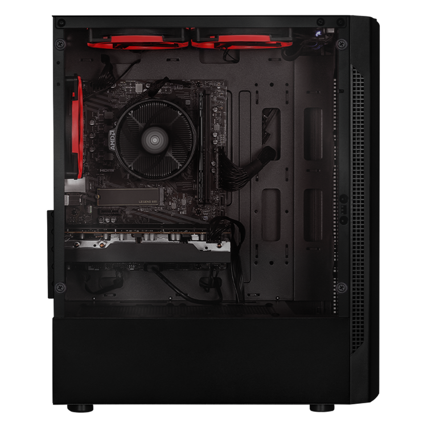 Xtreme PC Gaming Desktop - AMD Radeon RX 7600, Ryzen 7 5700, 32GB RAM, 1TB SSD, WiFi - Ready for Spider-Man 2 & High-Performance Gaming