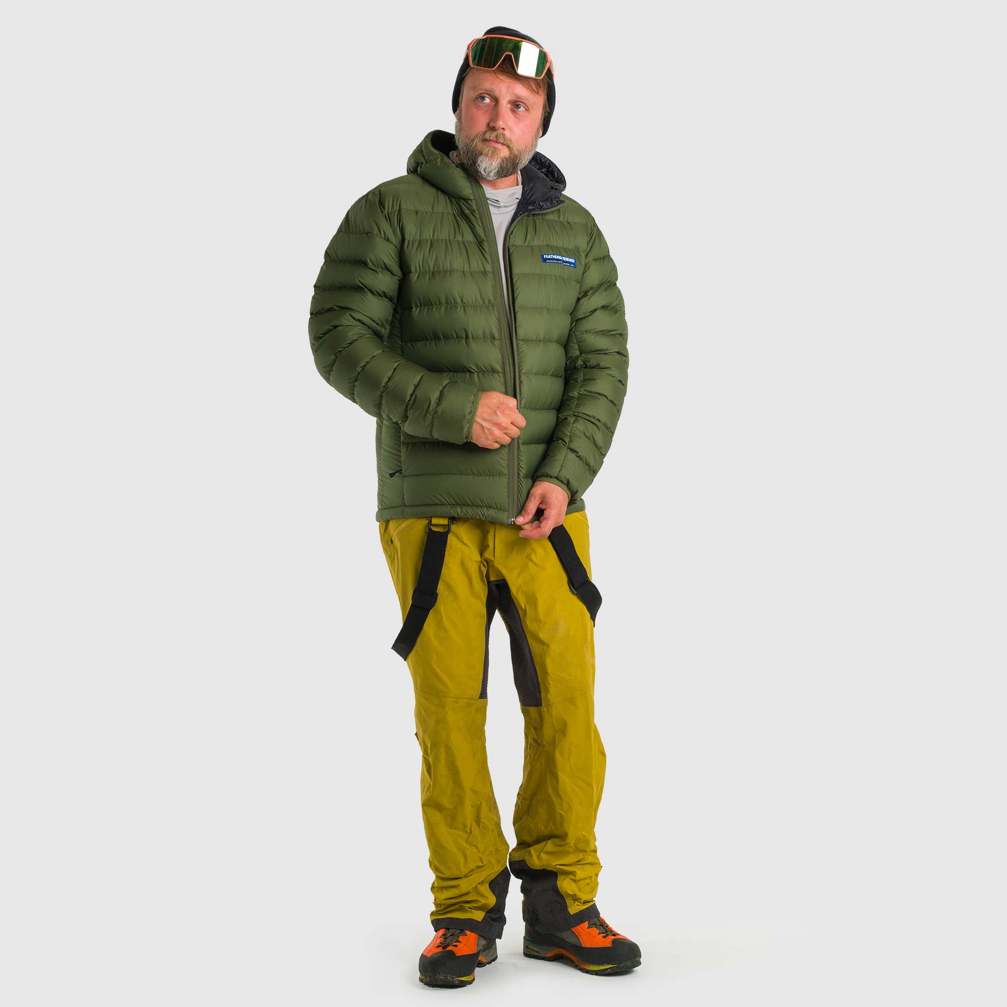 EOS Men's Lightweight Waterproof Down Jacket - Warm Winter Coat for Outdoor Activities, Hiking, Skiing & Travel