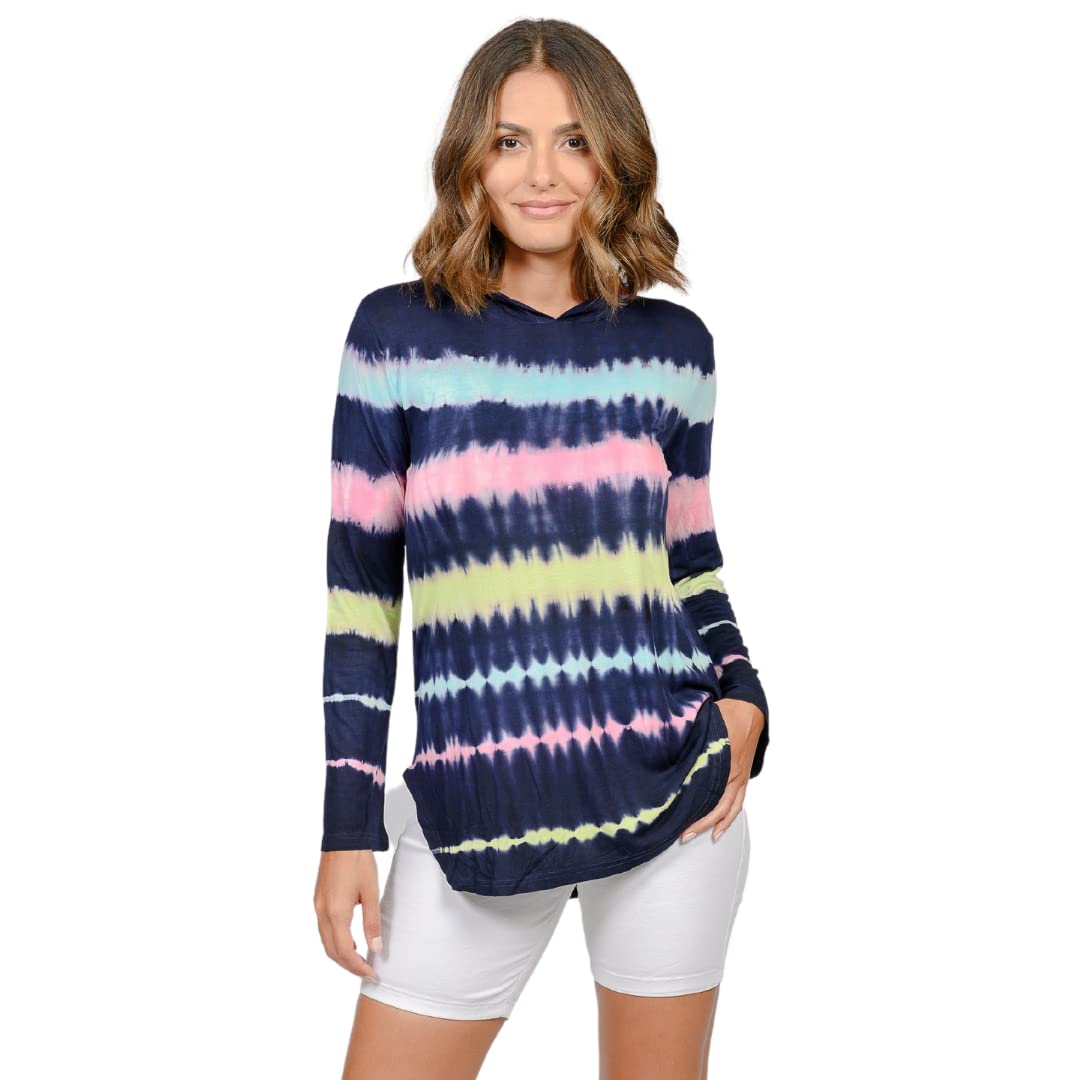 INGEAR Women's Hooded Pullover Sweatshirt, Tunic Top, Bodycon Dress & Corset Dress with Long/Short Sleeves & Pockets - Perfect for Casual Wear, Workout, Date Night & Street Fashion