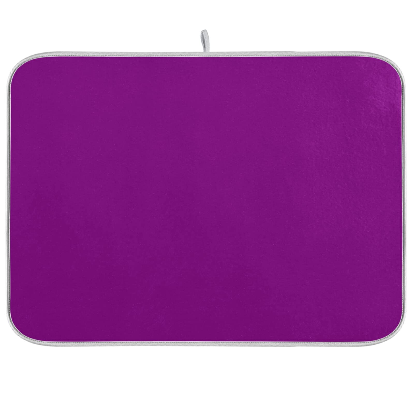 **Extra Large Purple Microfiber Dish Drying Mat - 18x24 Inch Heat-Resistant Kitchen Counter Decor, Non-Slip Drainer Pad for Dishes & Utensils | Perfect for Kitchen Countertops, Sinks & Dish Racks**