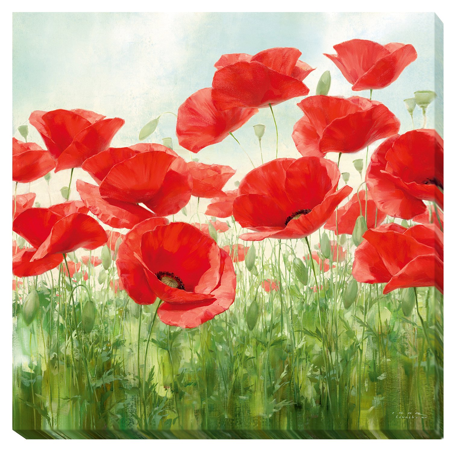 Holland Garden Wall Art - Modern Canvas Painting for Home Decor, Living Room, Bedroom & Office | Artistic Home Gallery 3636277LG