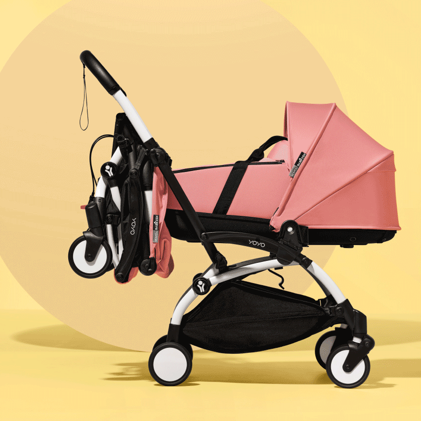 BabyZen YOYO Connect Stroller Frame - Lightweight & Compact Black Travel Stroller for Airports, City Walks & Everyday Use