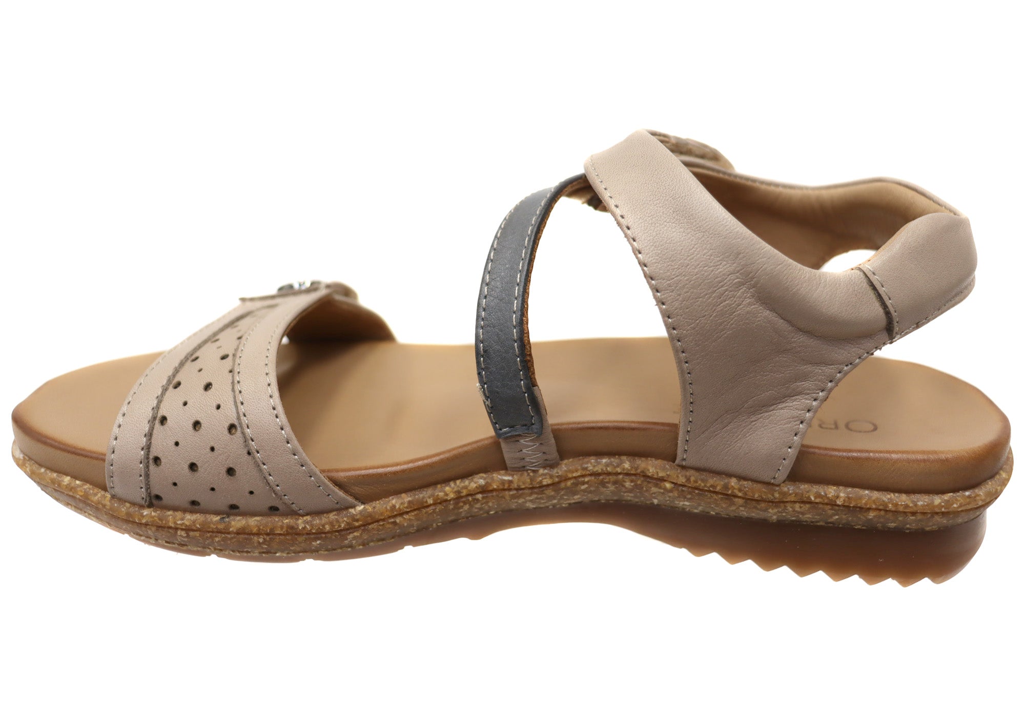 Orizonte Sorrento Women's Comfortable Leather Sandals - European Style Summer Casual Shoes for Beach, Vacation & Daily Wear