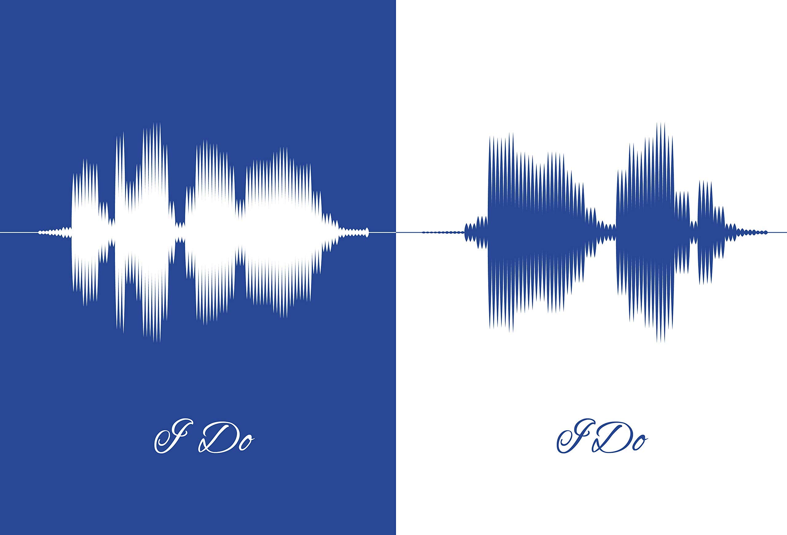 Custom Sound Wave Art - Personalized Wedding Vows Print | 1st Anniversary & Valentine's Day Gift for Husband | Canvas Print | Perfect for Home Decor & Romantic Gifts