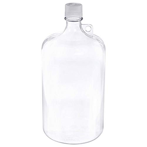 Nalgene 4L (1 Gallon) Polycarbonate Narrow Mouth Laboratory Bottles - Durable & Chemical Resistant for Lab, Storage & Outdoor Use - DS2205-0010 - Thermo Scientific