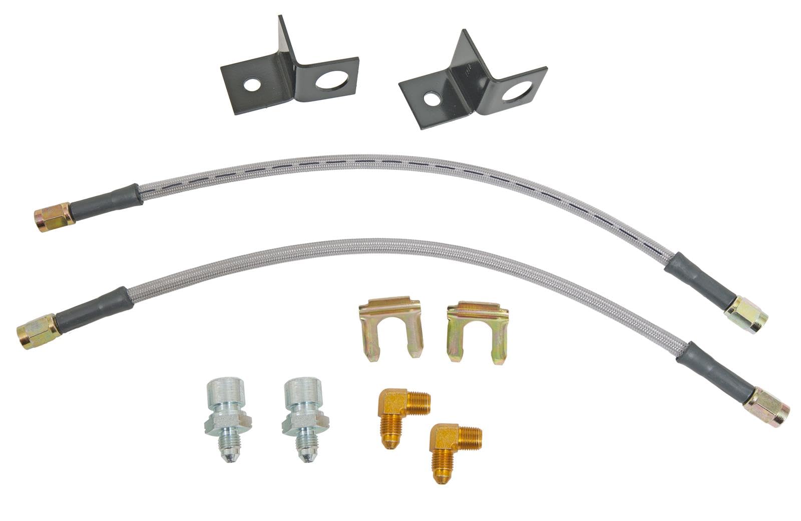 Wilwood 22015276 Rear Flexline Brake Line Kit - High Performance Brake Hose for Cars, Trucks & SUVs - Perfect for Off-Roading, Racing & Daily Driving
