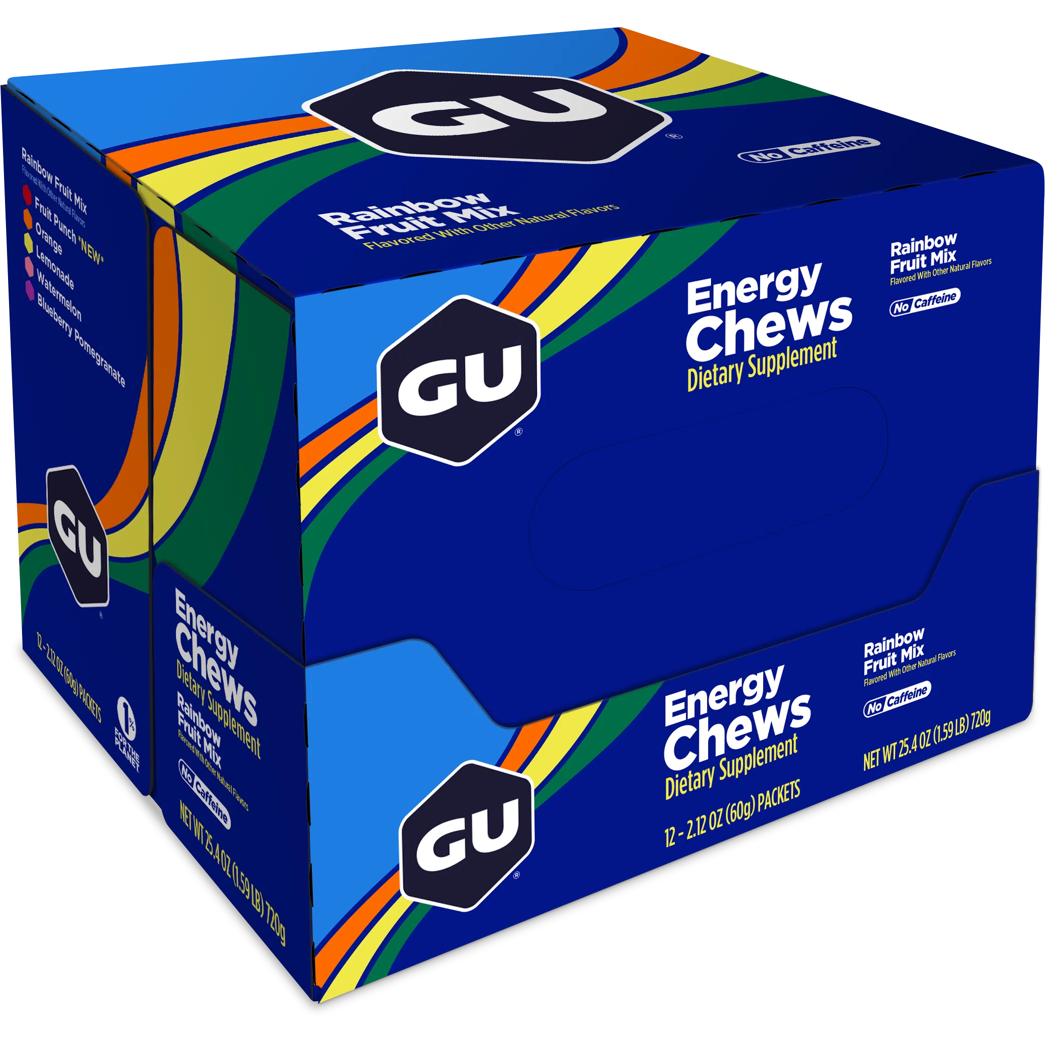 Gu Energy Chews - Natural Energy Gels for Runners, Cyclists & Athletes - Boost Endurance & Performance - Ideal for Marathon, Workout & Outdoor Activities