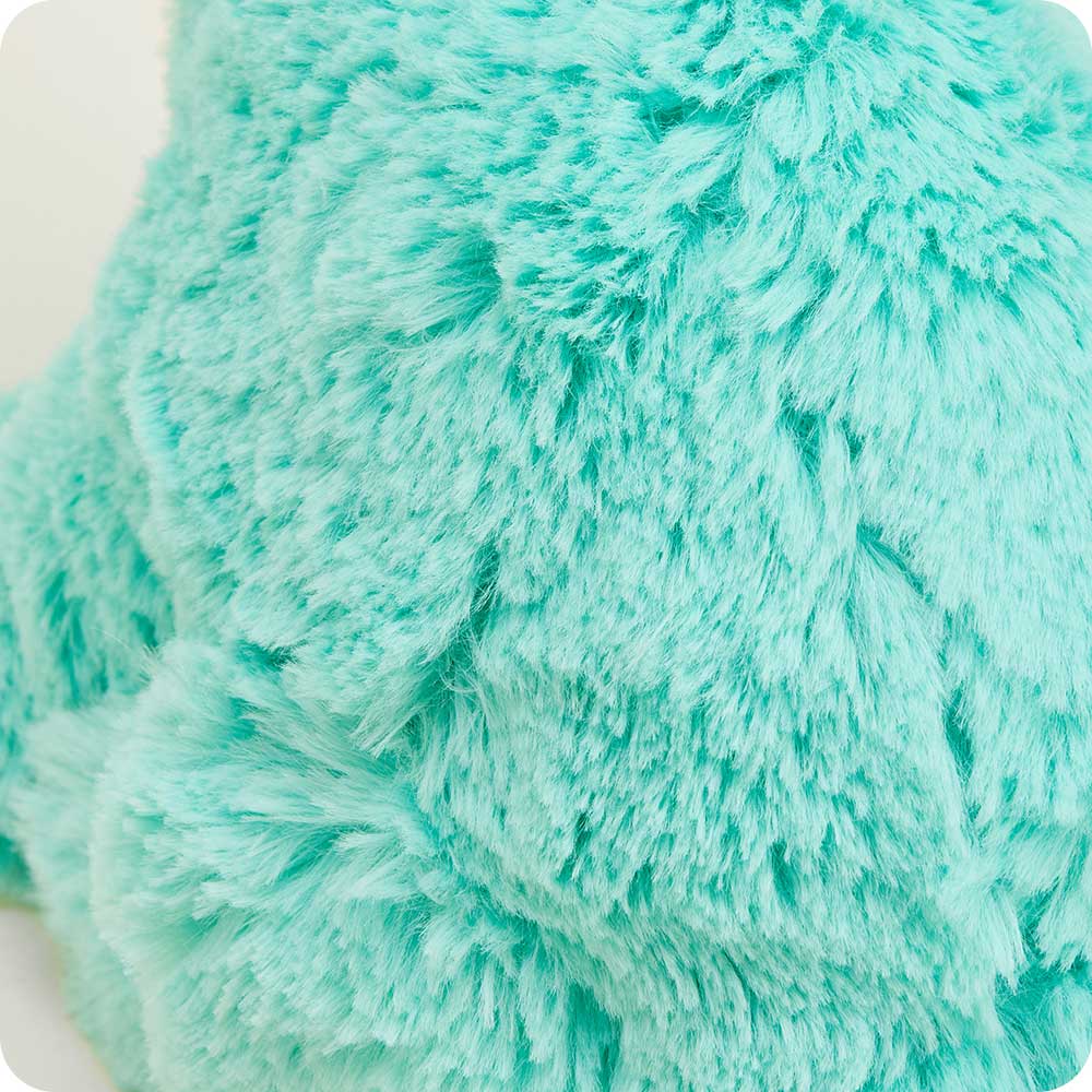 Teal Long Neck Dinosaur Warmies - Soft Plush Heating Pad for Kids & Adults | Microwaveable Warmable Stuffed Animal | Perfect for Stress Relief, Anxiety, and Cold Weather Comfort