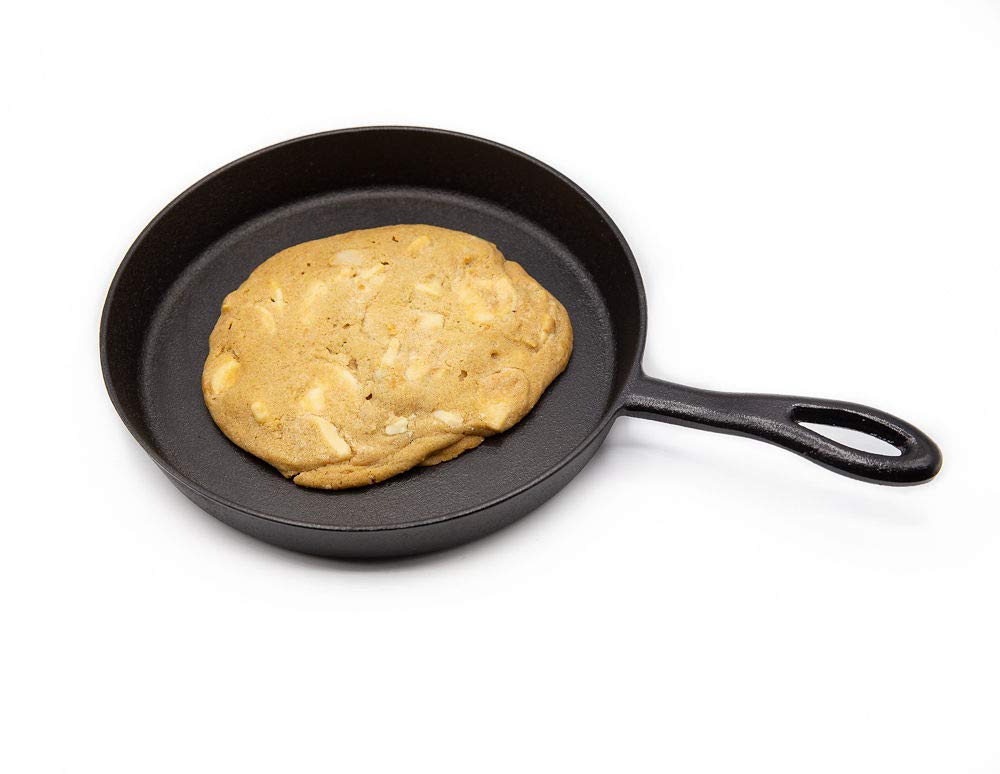 Panookie Gourmet Cast Iron Cookie Skillet - Premium Cast Iron Skillet for Baking Giant Cookies, Brownies & Desserts | Perfect for Home Baking, Camping & Gift Giving