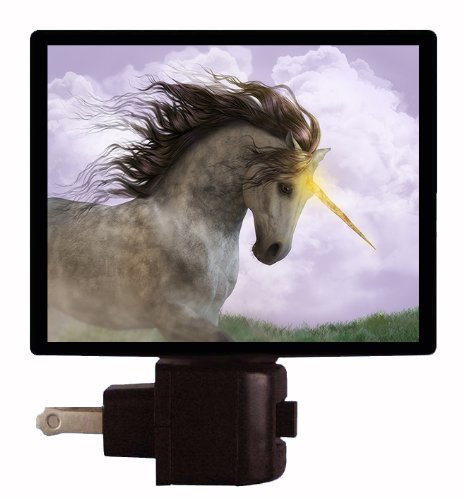 Magical Unicorn LED Night Light with Glowing Horn - Fantasy Bedroom Decor for Kids, Nursery, Girls Room & Birthday Gifts | Creates Soothing Ambiance for Sleep & Relaxation