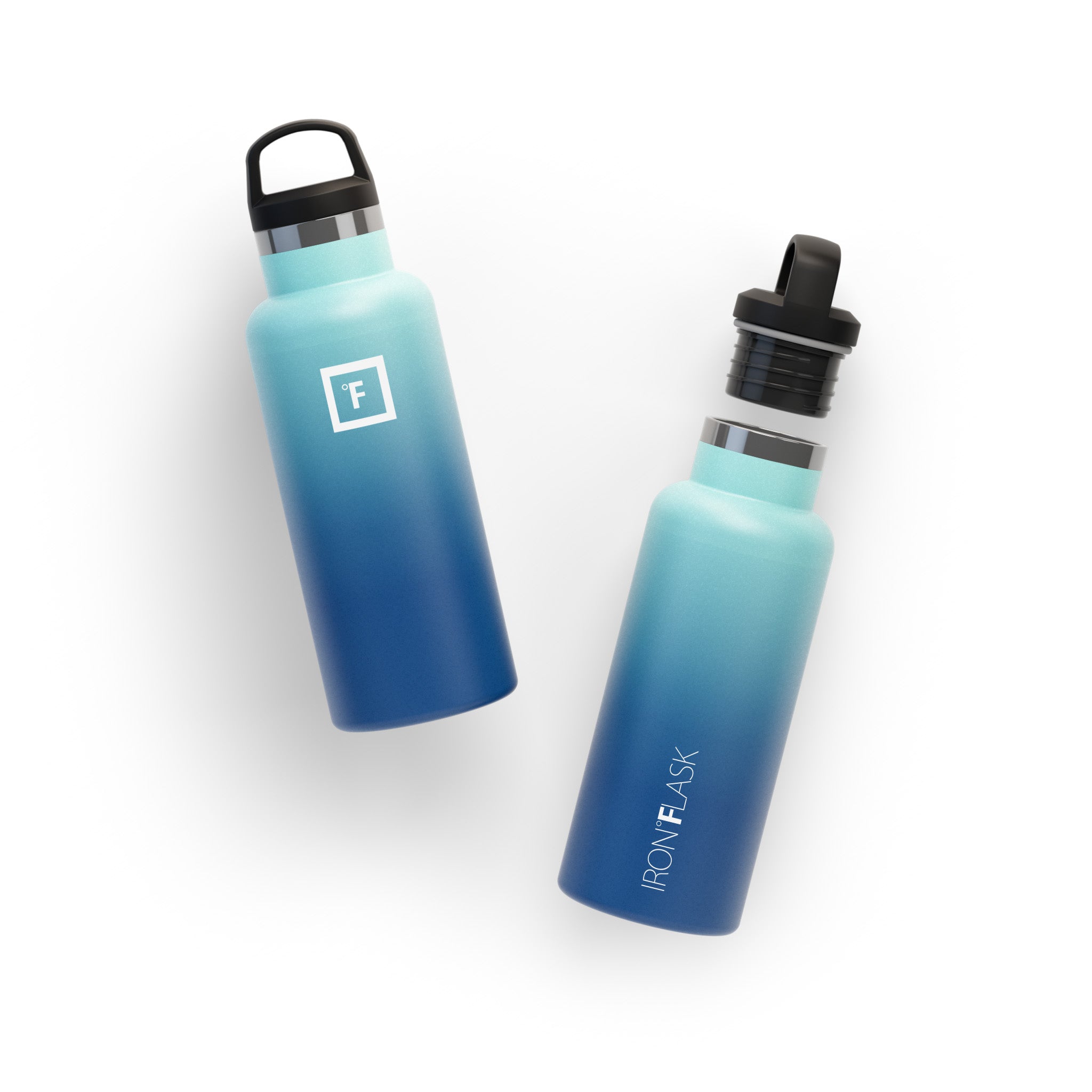 16 Oz Narrow Mouth Water Bottle with Spout Lid - Leak Proof & BPA Free - Ideal for Gym, Hiking & Outdoor Activities