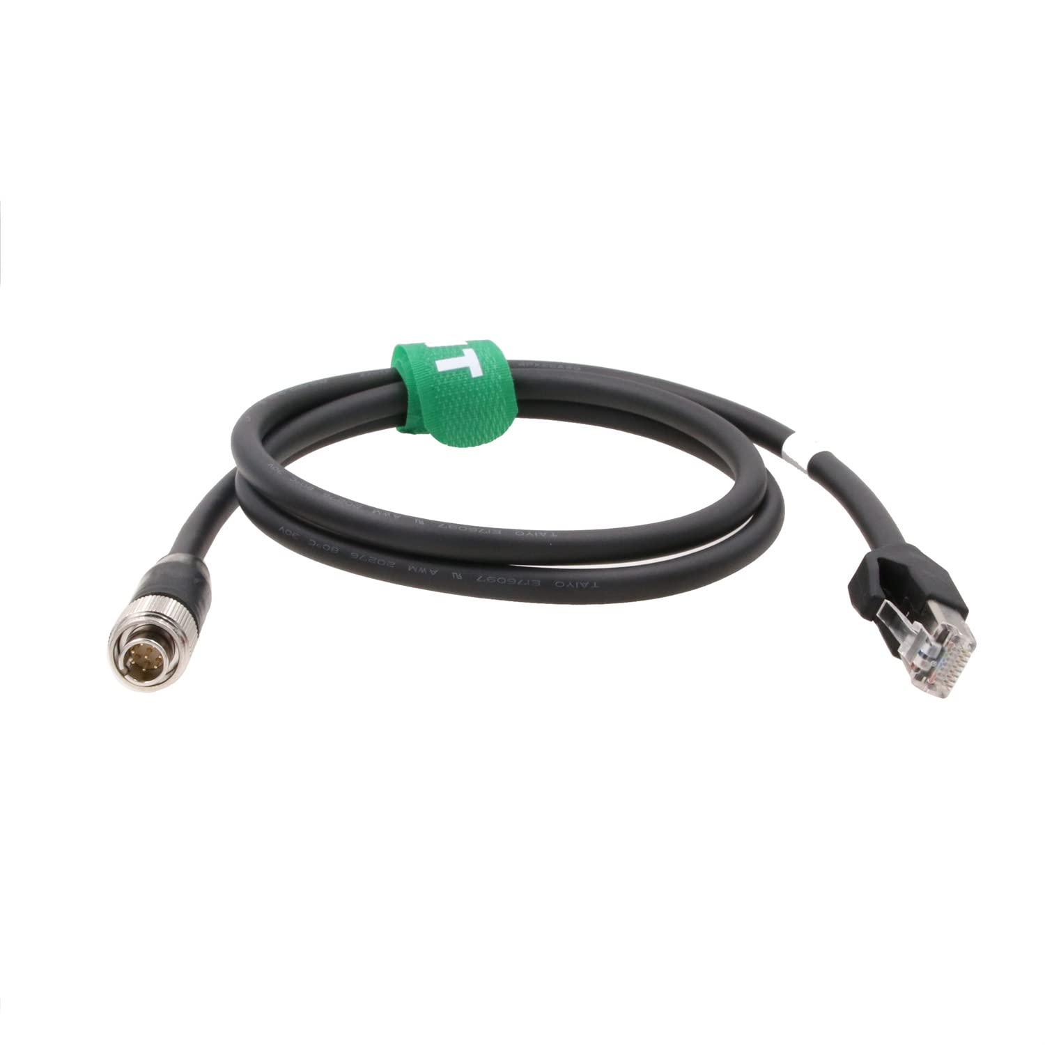 2-Pack Cat6 Ethernet Cable with Hirose 8pin to RJ45 Connector - 1M CCA-5 for Sony EX3/F55 Venice Camera & RCP-1001/3100 Remote Controller - High-Speed Network & Professional Video Equipment Connectivity