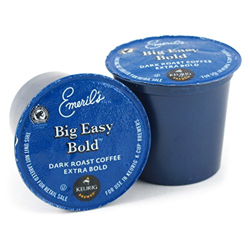 Emeril's Big Easy Bold Coffee K-Cup Pods for Keurig Brewers - 180 Count (6 Boxes of 30) - Rich & Robust Dark Roast for Morning Energy & Office Use