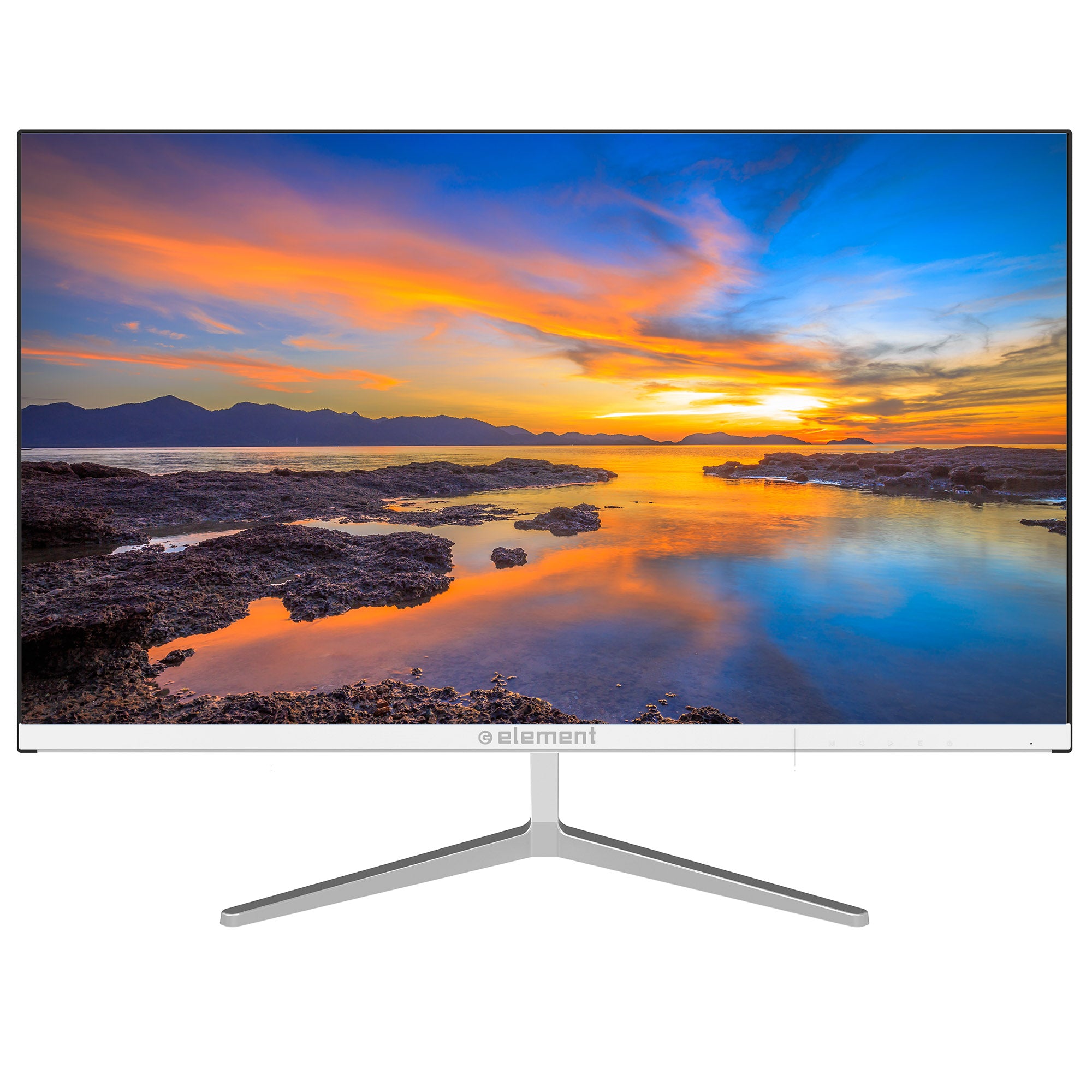 ELEMENT 24 Inch Full HD 1080P LED Computer Monitor - E1SW2418M - Ultra-Thin Bezel, VESA Mountable for Home Office, Gaming & Entertainment