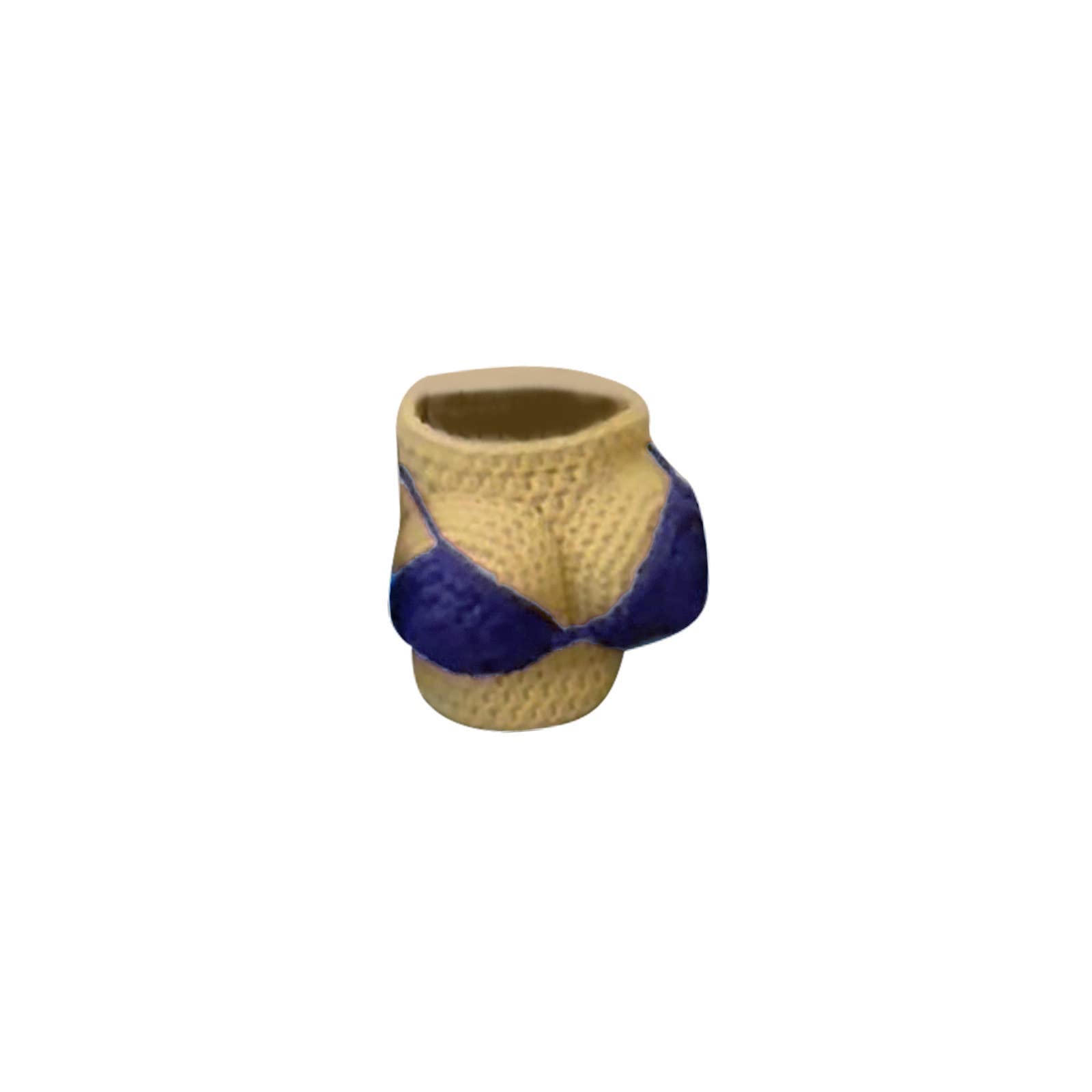 **Dockomo Sexy Crochet Bikini Top with Beer Bottle Holster - Stylish & Functional Swimwear for Beach, Pool Parties & Summer Festivals**