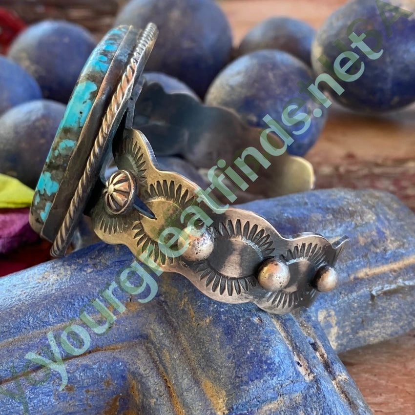 Sterling Silver Chimney Butte Bracelet with Natural Turquoise and Quartz Stone - Handmade Boho Jewelry for Women, Perfect for Casual Wear, Gift Giving & Spiritual Healing