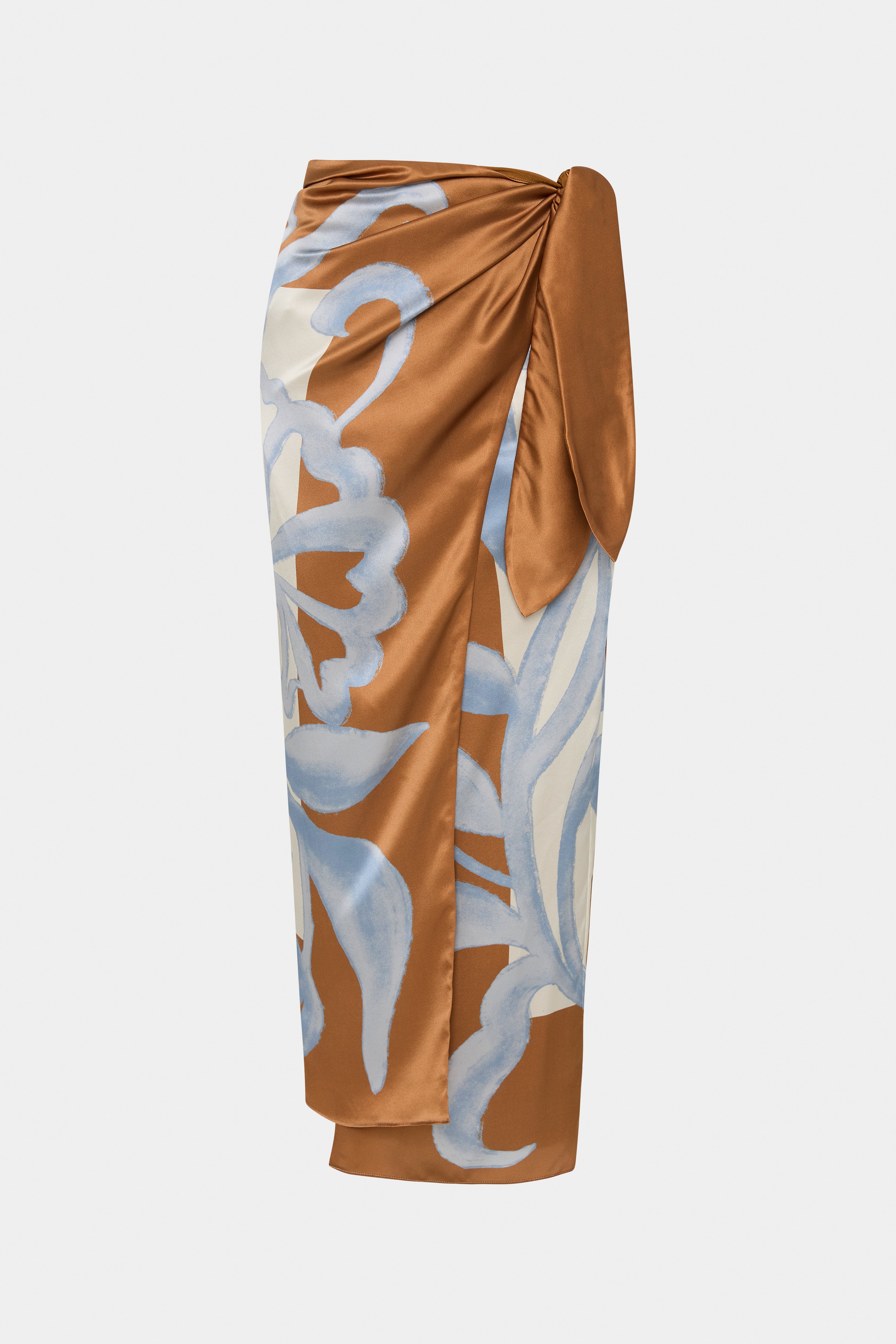 Sorrento Wrap Skirt for Women - Stylish Floral Print Summer Skirt with Side Slits | Perfect for Beach, Vacation & Boho Outfits