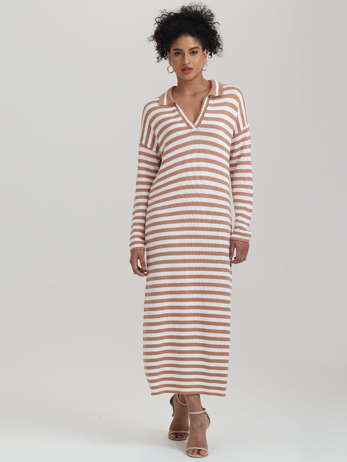 Raya: Women's Stripe Polo Dress - Casual Summer Outfit for Work, Beach & Weekend Wear