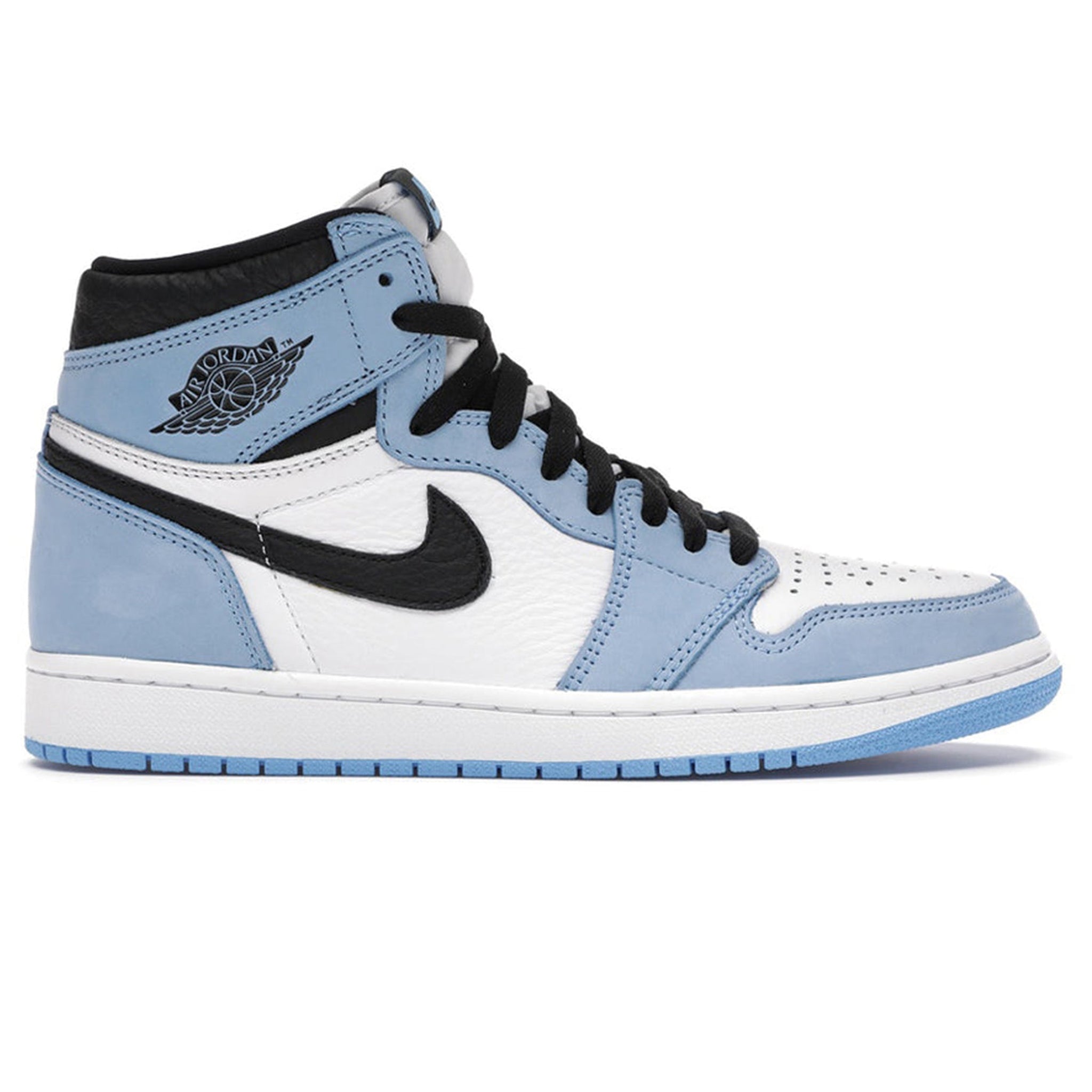 Air Jordan 1 Retro High OG - White/University Blue/Black Sneakers for Men | Basketball Shoes & Streetwear Fashion | Perfect for Casual Wear, Sports & Sneaker Collectors