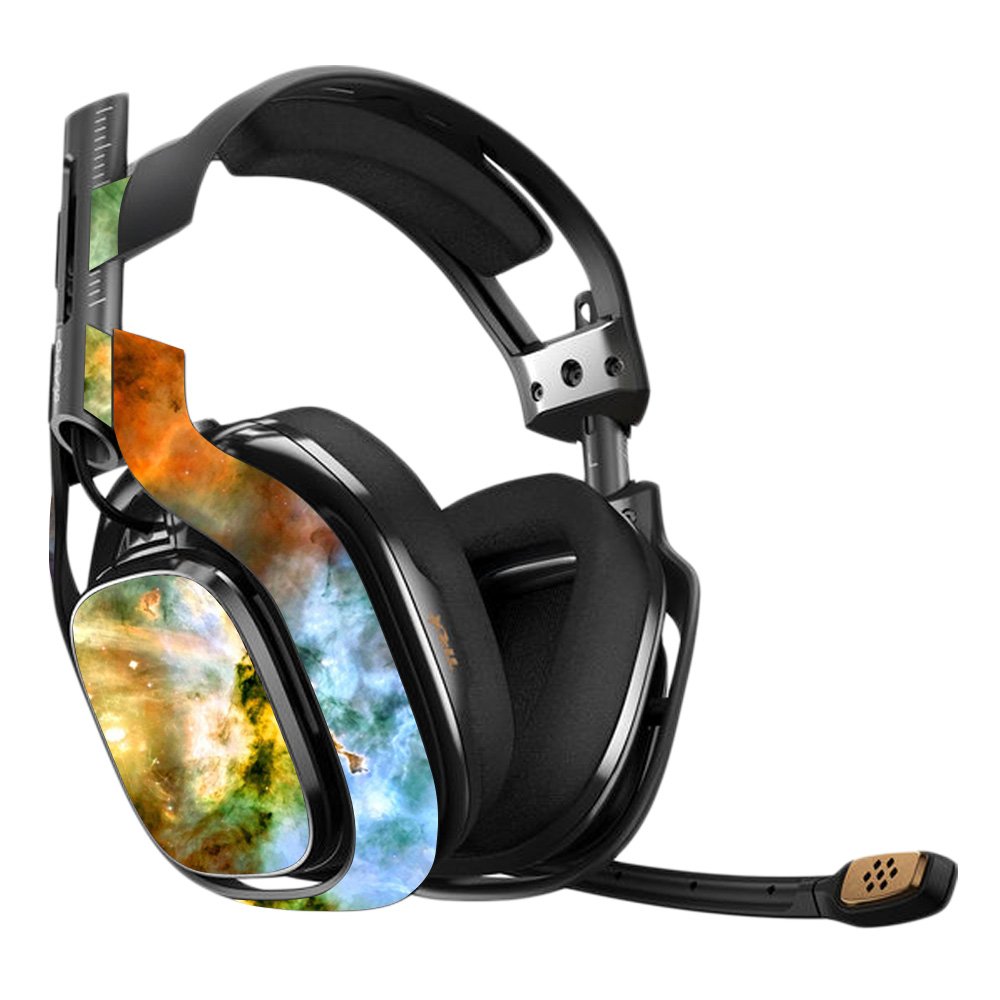 MightySkins Vinyl Decal Wrap Cover for Astro A40 3rd Gen Gaming Headset - Space Cloud Design | Protective, Durable & Customizable Skin | Easy to Apply & Remove | Made in USA | Perfect for Gaming, Streaming & Personalizing Your Headset