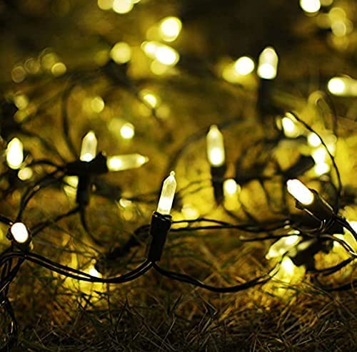 PEULED 210 LED Mini Fairy String Lights - 47ft Green Wire Christmas Lights with Warm White Glow, 120V Outdoor/Indoor Waterproof Lighting for Garden, Patio, Lawn, Wedding & Holiday Decorations - Perfect for Creating Cozy Ambiance in Backyards, Parties and Festive Events