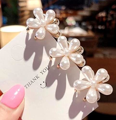SONPAL 6-Piece Korean Style Pearl Hair Clips Set - Large Hair Pins & Barrettes for Women & Girls - Fashion Hair Accessories for Weddings, Parties & Everyday Styling