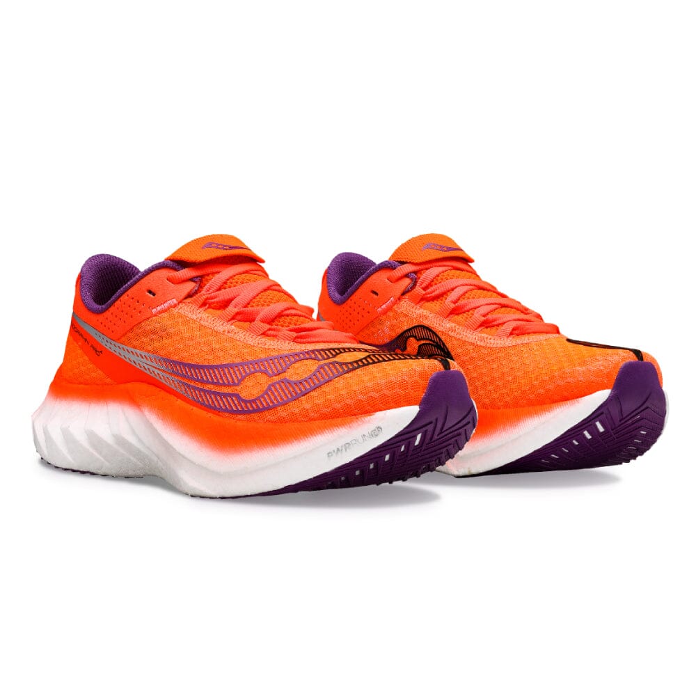 Saucony Women's Endorphin Pro 4 Running Shoes - Lightweight Carbon Fiber Racing Sneakers for Marathon & Road Racing - Perfect for Long Distance Training & Competitive Running