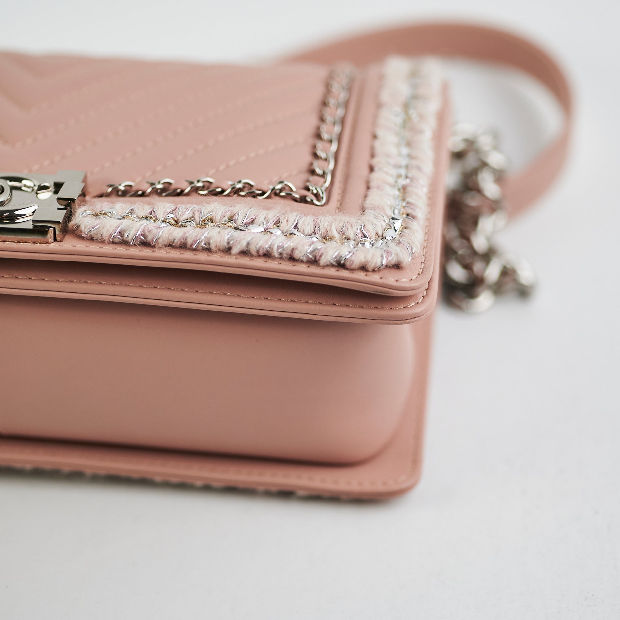 Chanel Old Medium Boy Bag in Pink - Luxury Quilted Leather Crossbody Bag for Women | Perfect for Date Night, Parties & Special Occasions