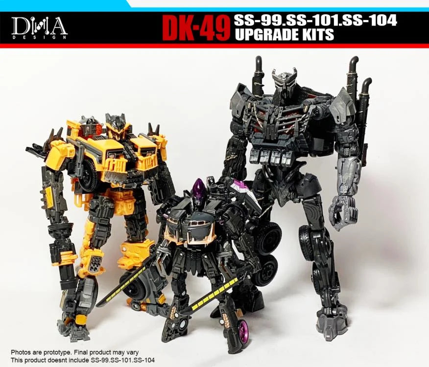 DNA Design DK 49 Upgrade Kit for SS Battletrap, Nightbird & Scourge - Transformers Toy Accessories for Enhanced Display & Customization - Perfect for Collectors & Action Figure Enthusiasts