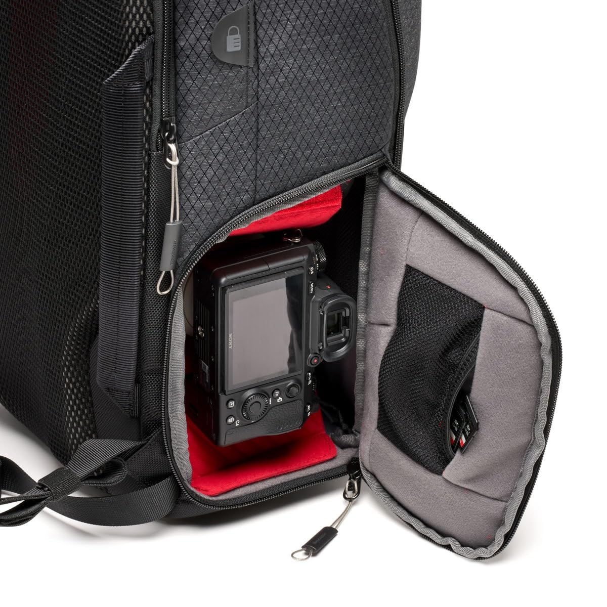 Manfrotto PRO Light Frontloader M Professional Camera Backpack - Side & Front Access, Tripod Mount, Padded Design with Interchangeable Dividers (Black) | Perfect for Photographers, Videographers & Travel Enthusiasts