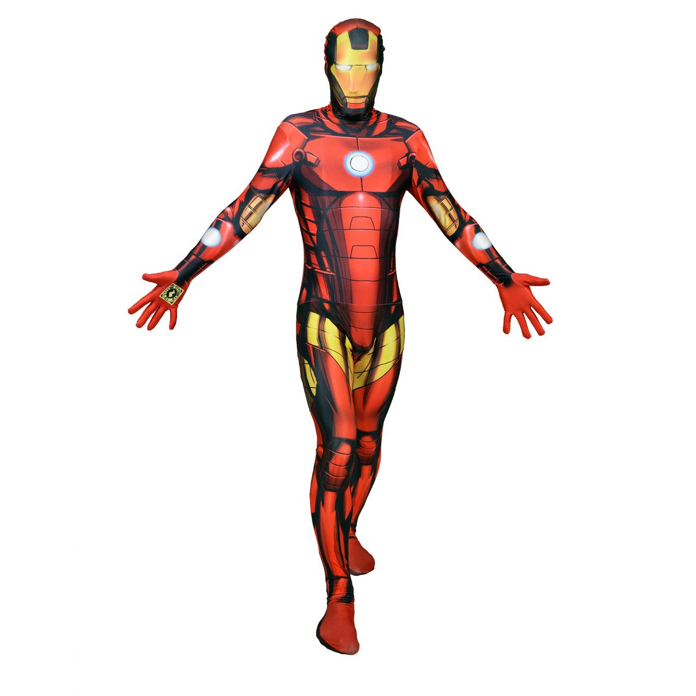 Digital Iron Man Morphsuit - Adult Small Size | Full-Body Costume for Cosplay, Halloween & Superhero Parties | MLZIRS